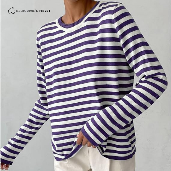 Kirsty™ Elegant Striped Shirt