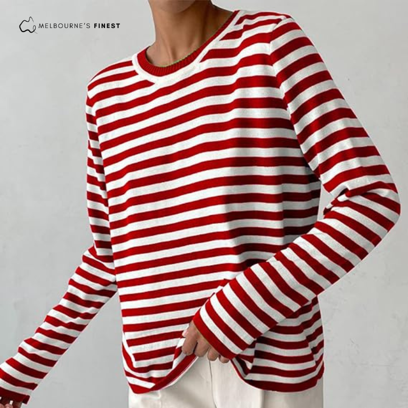 Kirsty™ Elegant Striped Shirt
