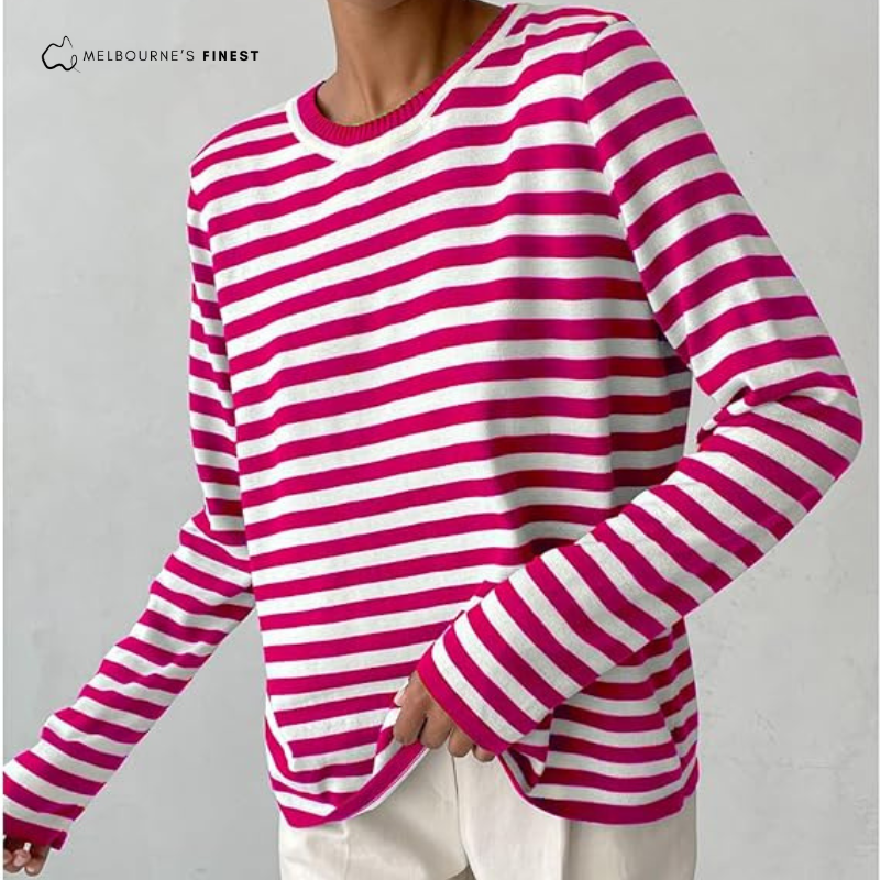 Kirsty™ Elegant Striped Shirt