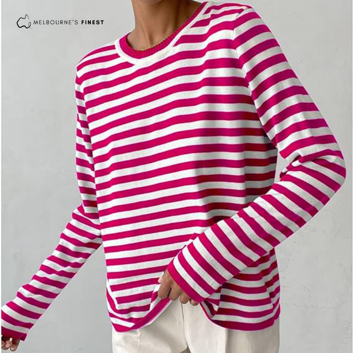 Kirsty™ Elegant Striped Shirt
