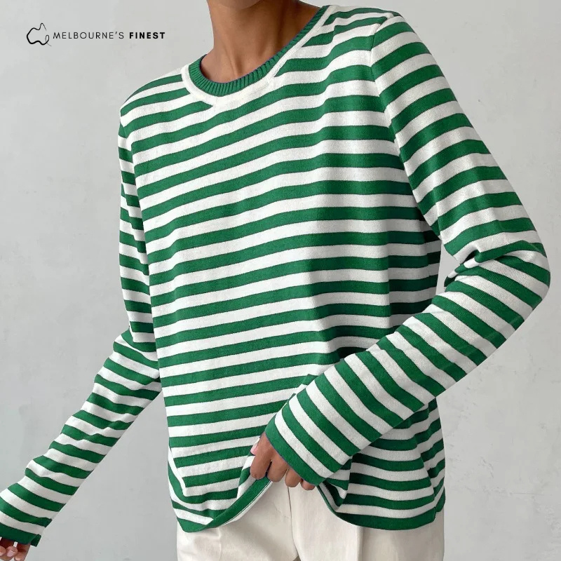 Kirsty™ Elegant Striped Shirt