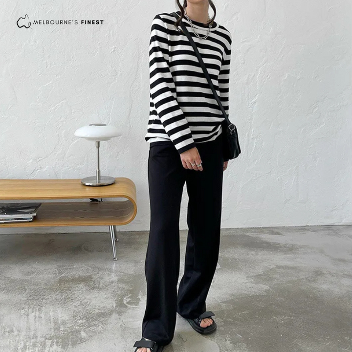 Kirsty™ Elegant Striped Shirt