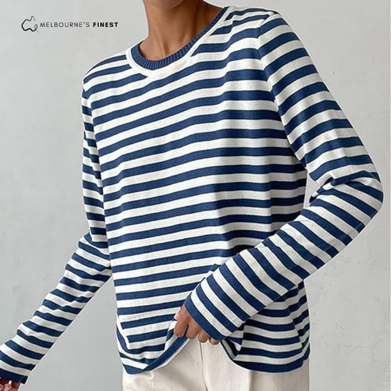 Kirsty™ Elegant Striped Shirt