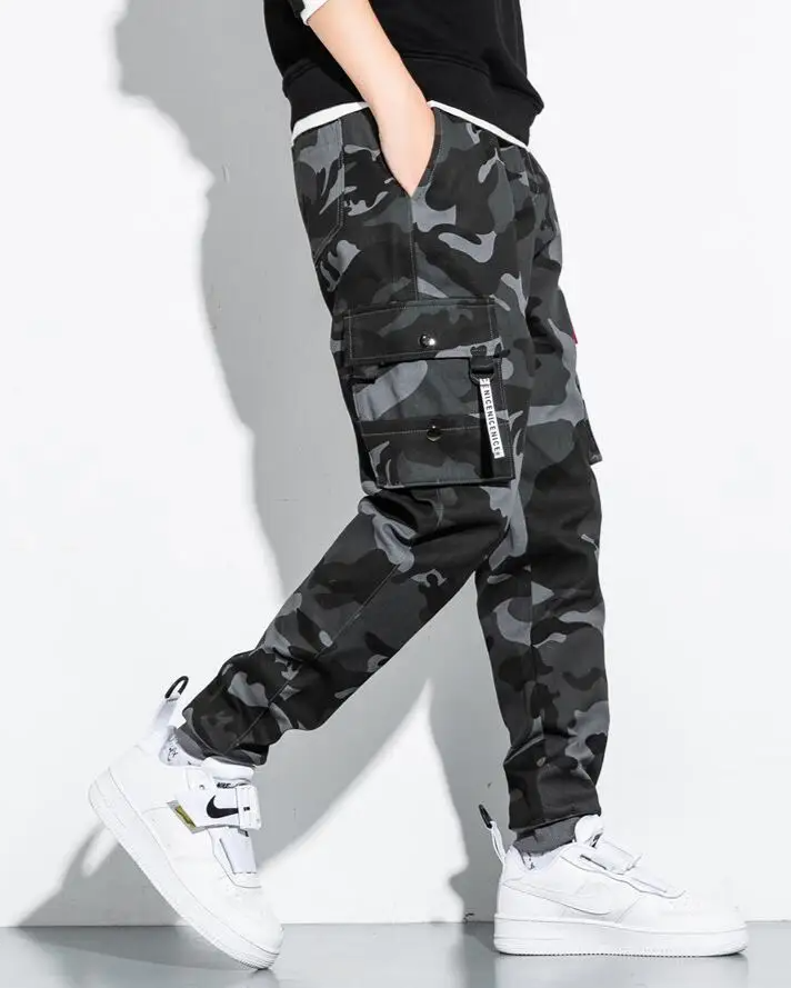 Griffin Men’s Cargo Camo Pants – Tactical Trousers with Adjustable Waist & Utility Pockets