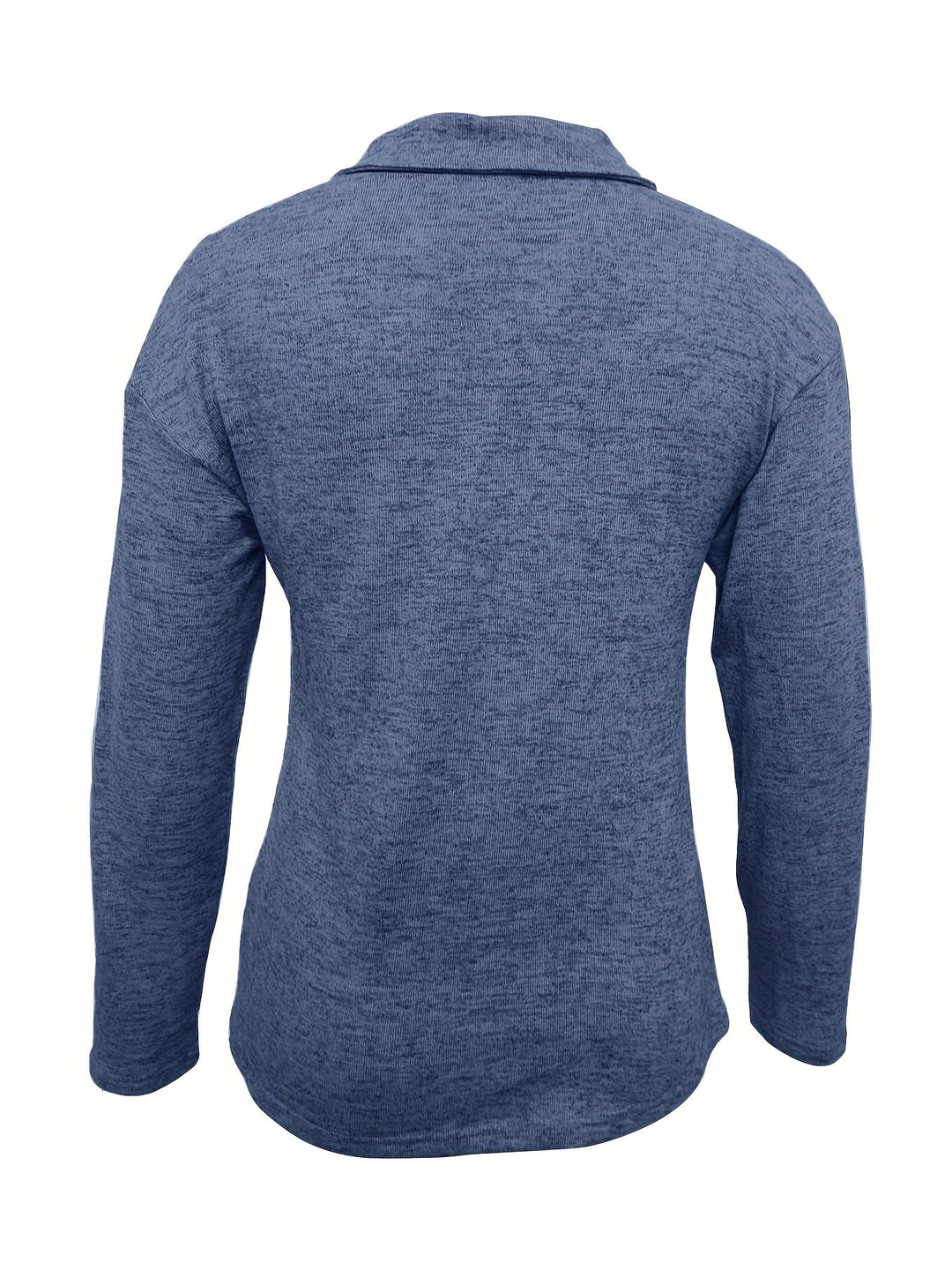 Madeline Women’s Quarter-Zip Polo Shirt– Long Sleeve Casual Pullover with V-Neck Lapel