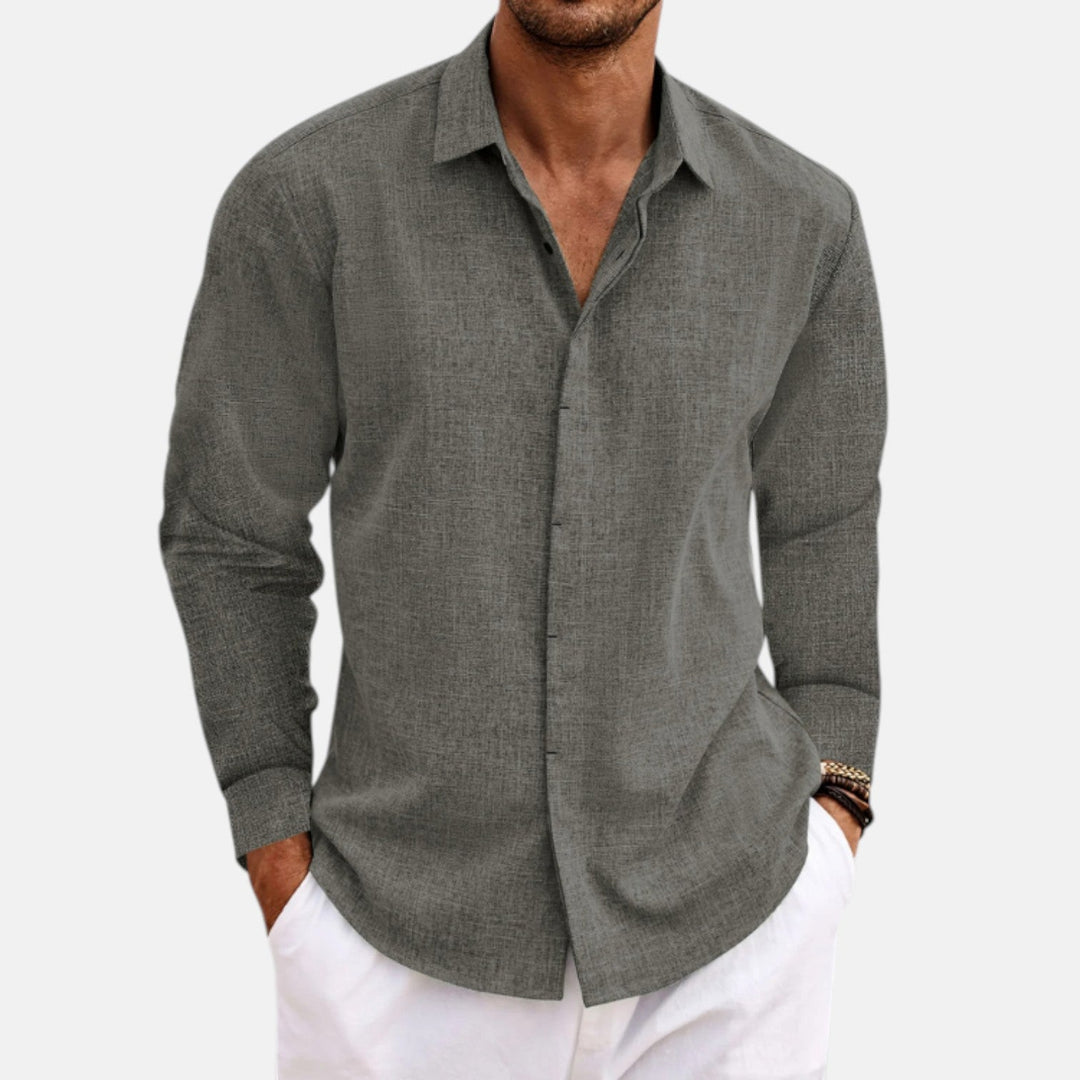 Classic Linen Shirt (Buy 1, Get 1 FREE)