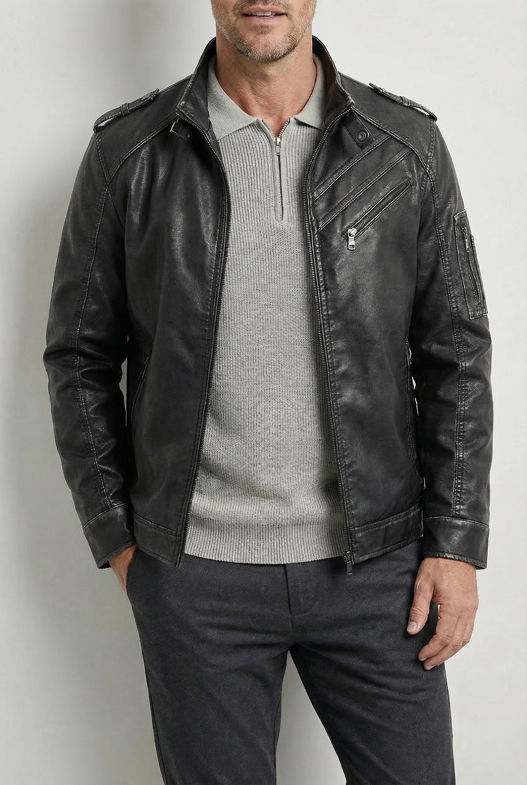 Engine Leather Jacket