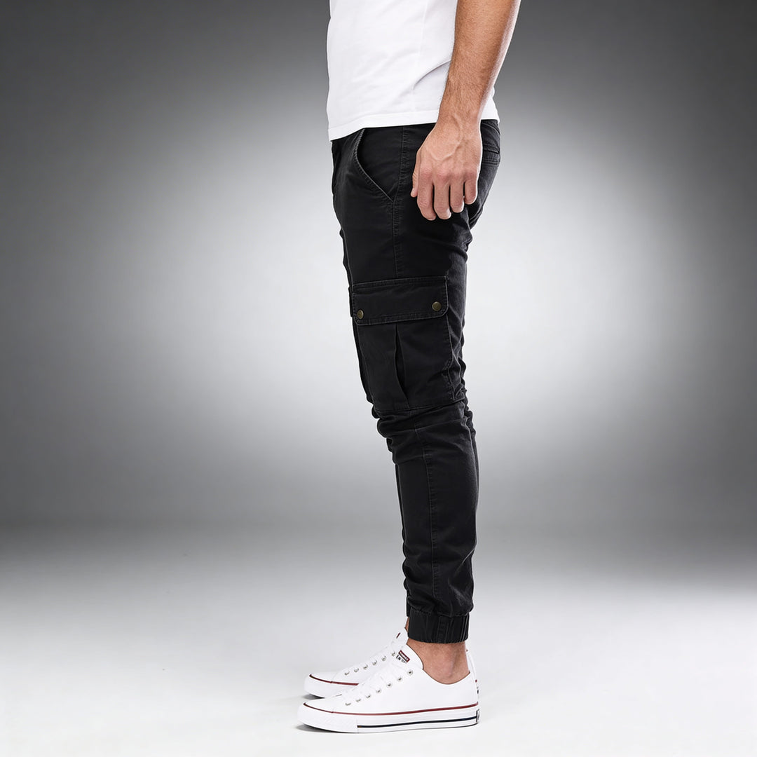 Mariano Utility Modern Urban Pants – Cotton Blend Multi-Pocket Casual Trousers