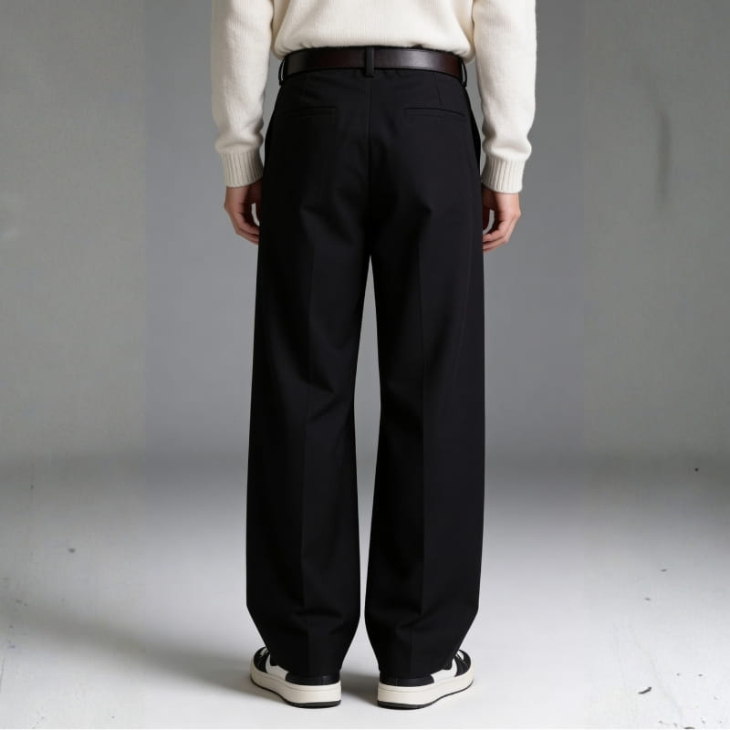Leandro Structured Wide Leg Trousers – Modern Tailored Fit