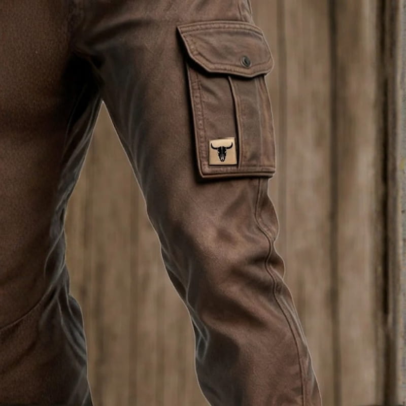 Davidson Heavy-Duty Cotton Utility Pants – Insulated Cargo Work Trousers