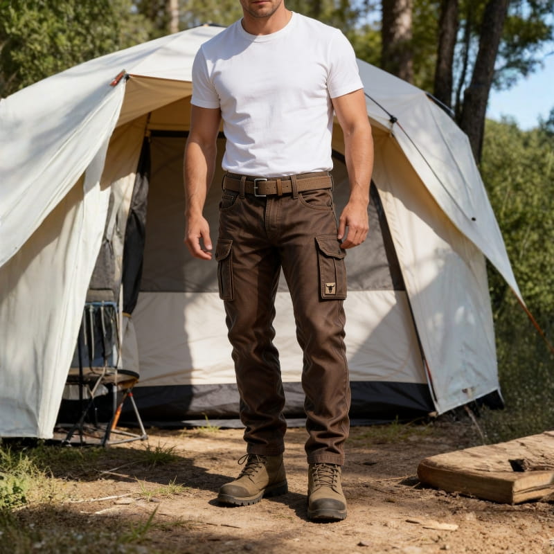 Davidson Heavy-Duty Cotton Utility Pants – Insulated Cargo Work Trousers