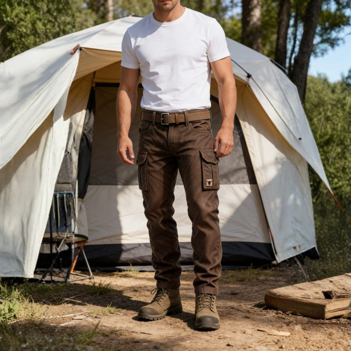 Davidson Heavy-Duty Cotton Utility Pants – Insulated Cargo Work Trousers