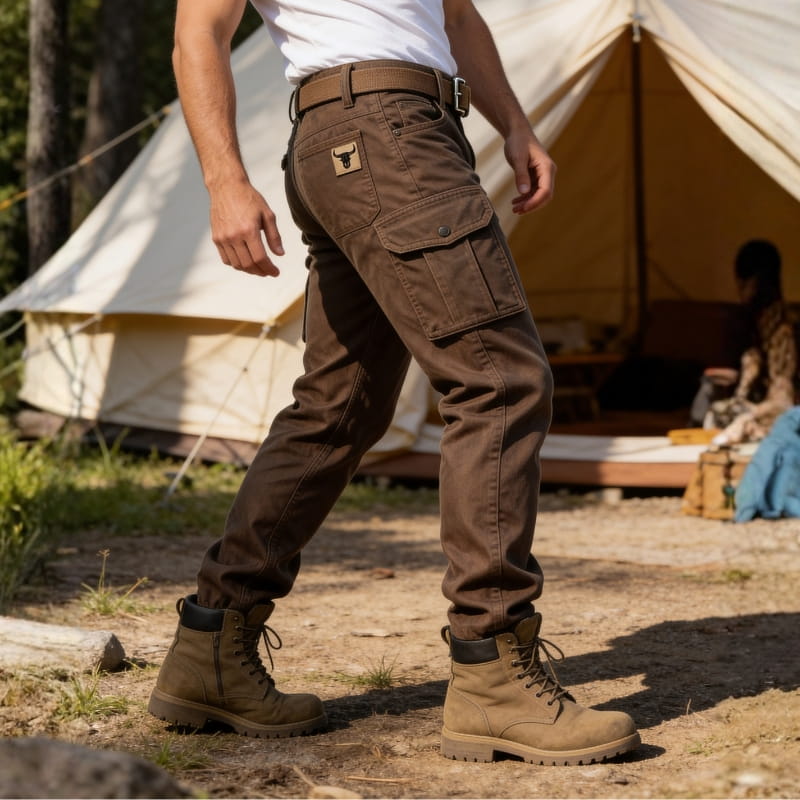 Davidson Heavy-Duty Cotton Utility Pants – Insulated Cargo Work Trousers