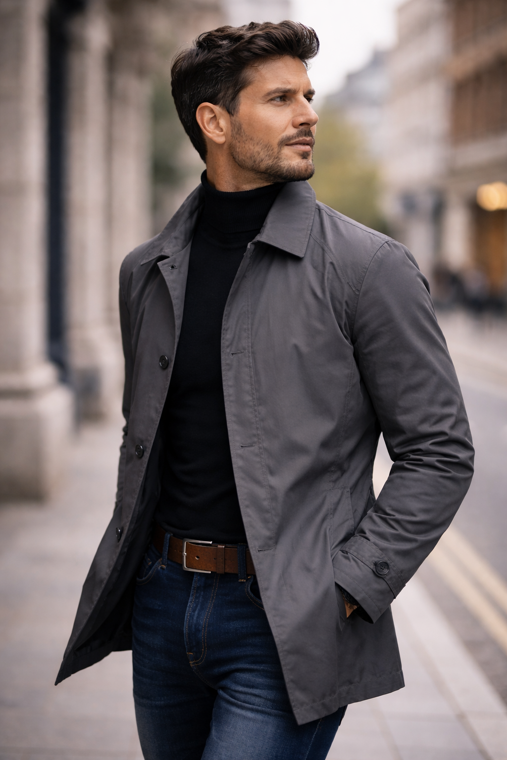 The James Structured Spring Coat