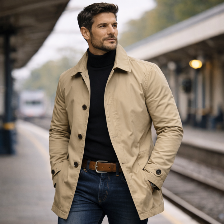 The James Structured Spring Coat